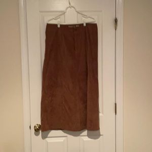 Wild Cat faux suede skirt